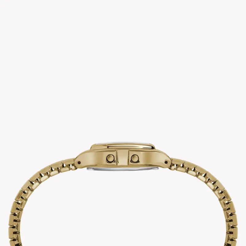 Timex Women's Gold Stainless Steel Watch, Digital Dial | Tw2t48000